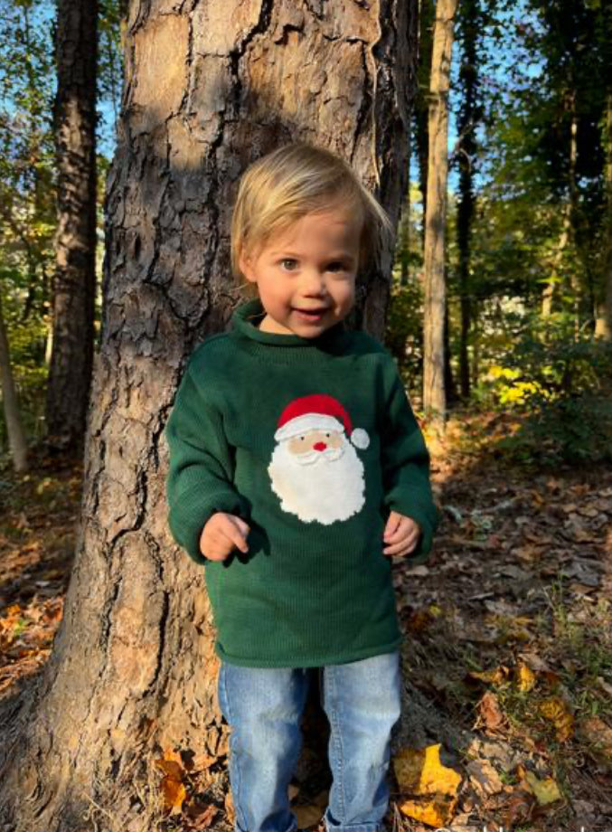 Rollneck Santa Sweater