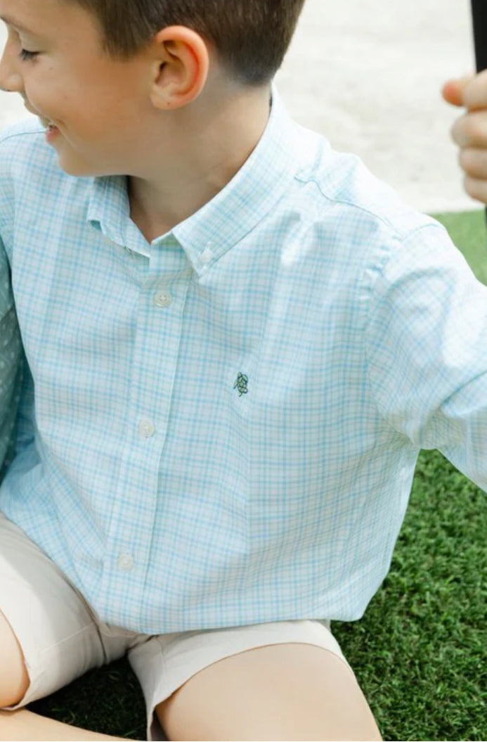 Roscoe Button Down-Lagoon