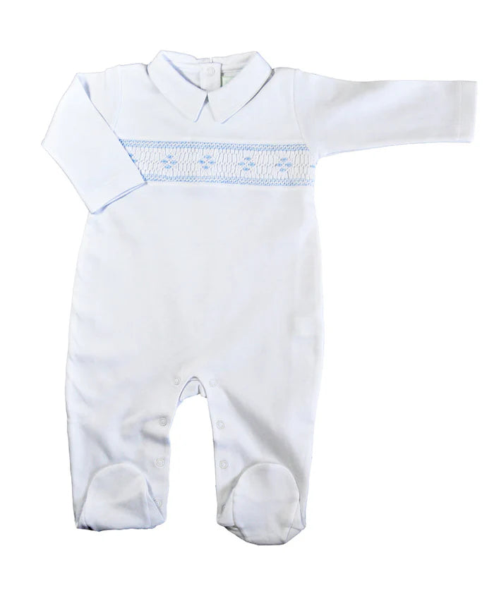Baby Boy Smocked Footie
