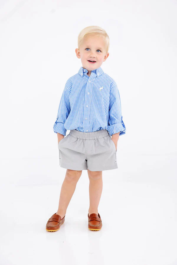Prepletic Shorts in Grantley Gray