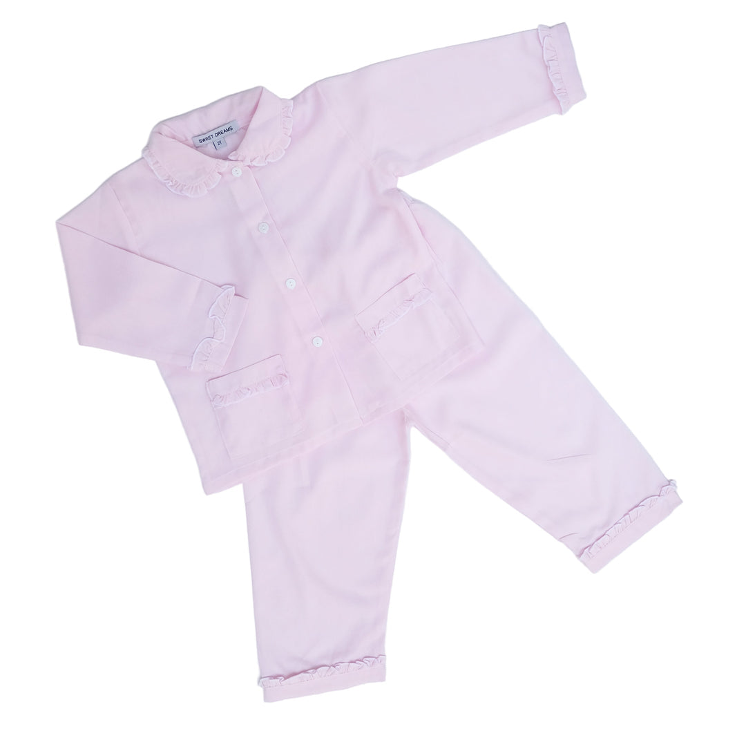 Sweet Dreams Pink Ruffle Pajamas