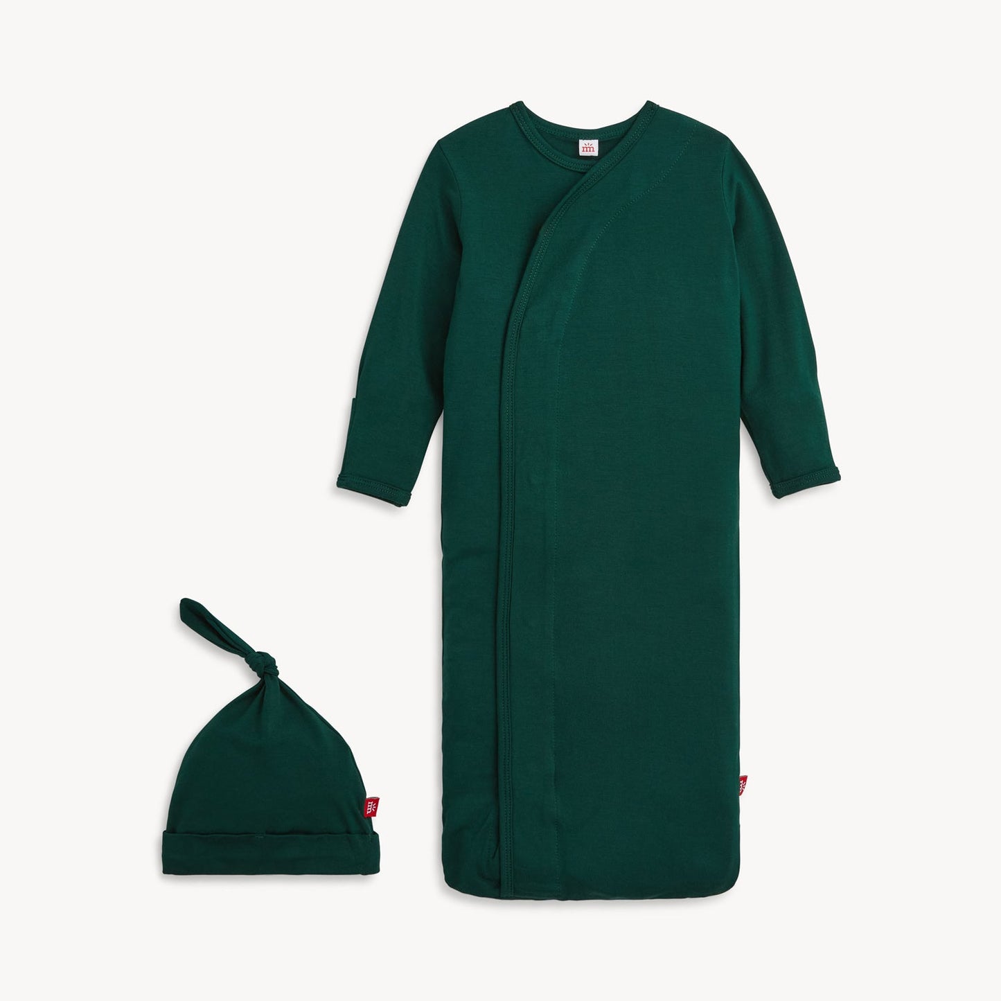 Deep Emerald Hat/Gown Set