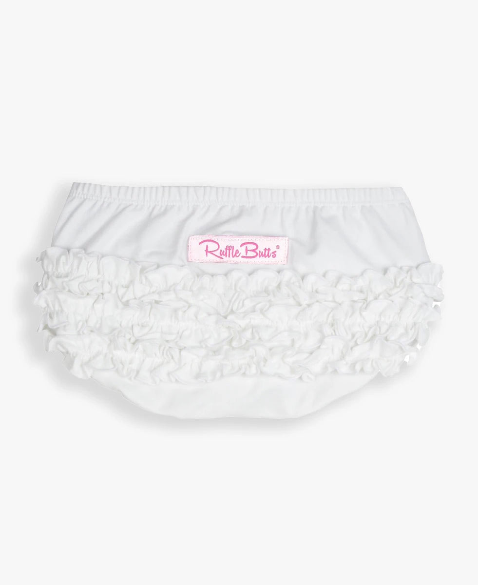 White Ruffle Bloomers