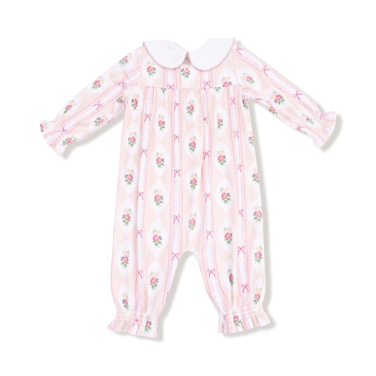 Ogee Lace Floral Smocked Romper