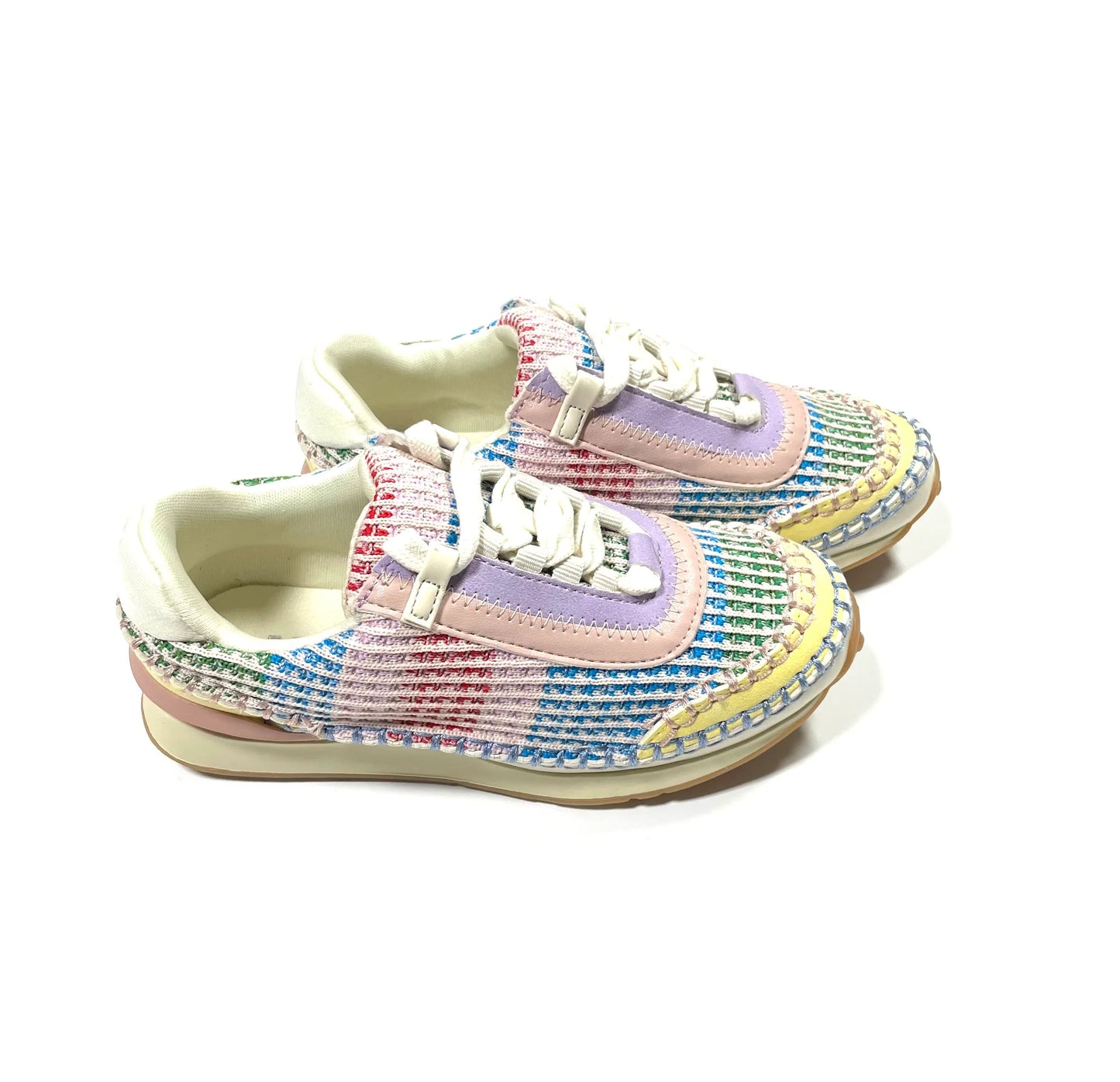 Colorful Knit Tennis Shoes