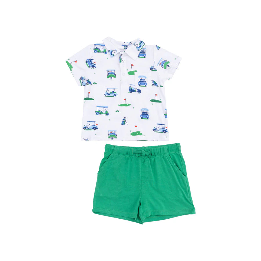 Golf Polo Short Set