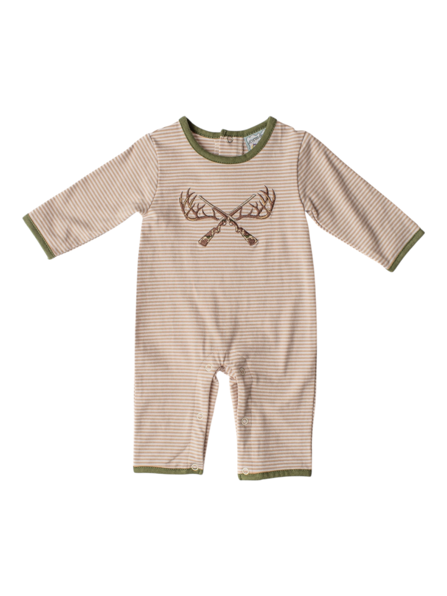 Deer Hunting Boys Romper