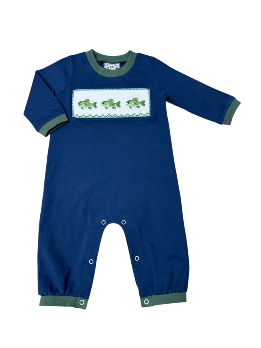 Reelin' Them In Smocked Romper
