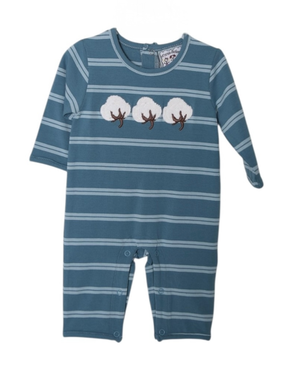 Cotton Applique Boys Romper