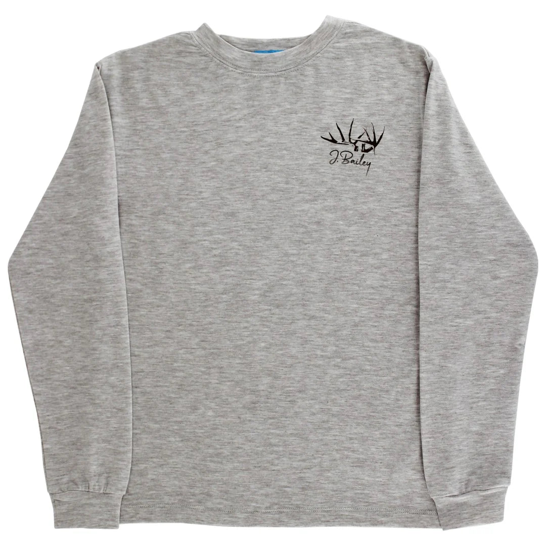 Logo Tee, Deer On Oatmeal