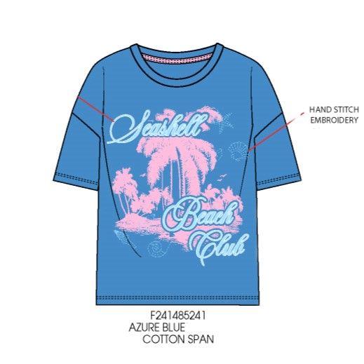 Seashell Beach Club Tee