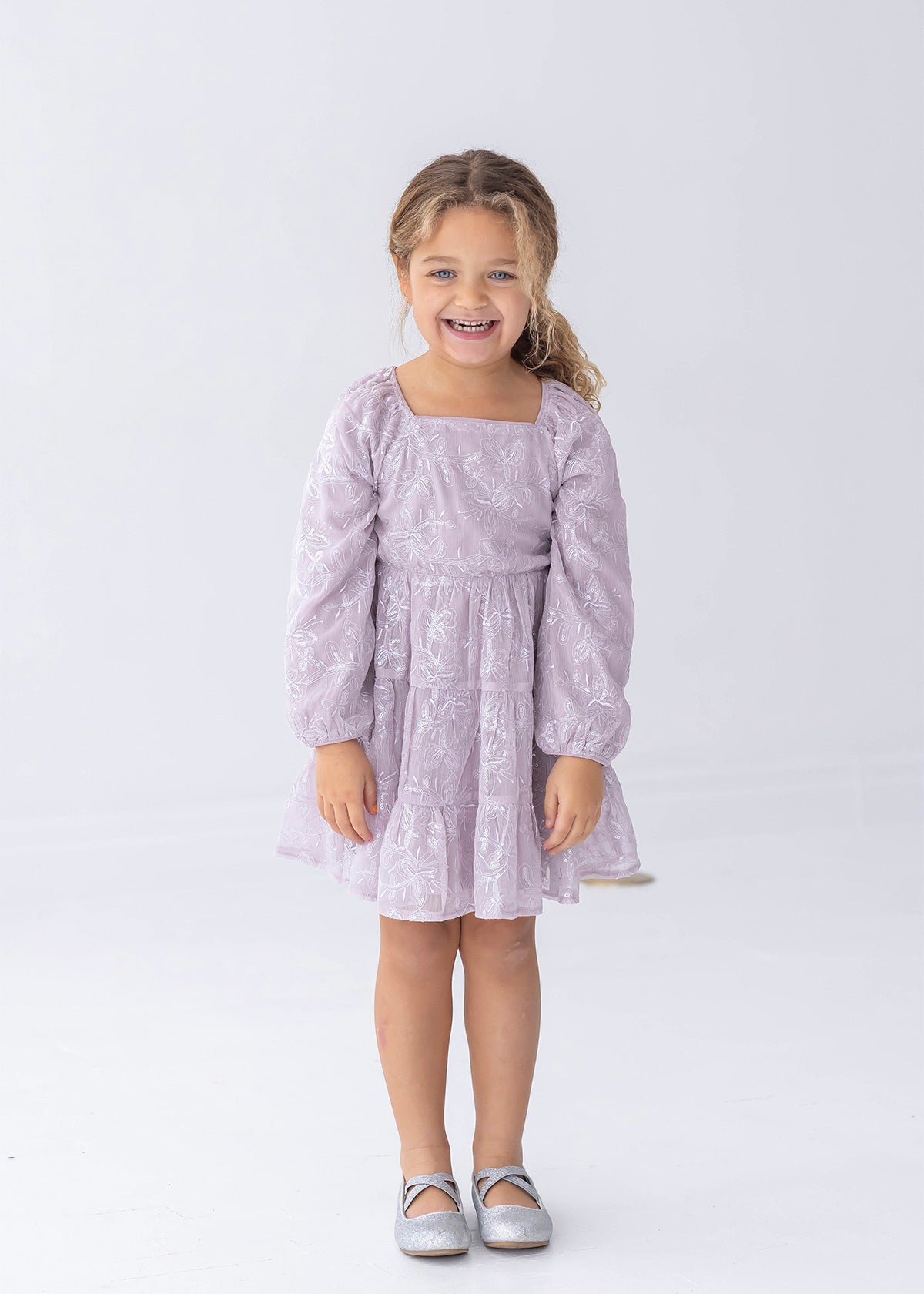 Purple Sequin Dress