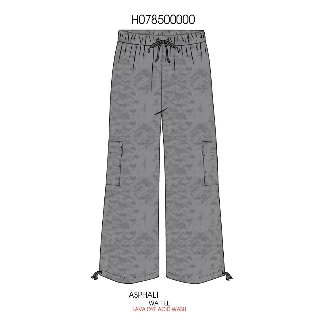 Asphalt Acid Wash Cargo Pants