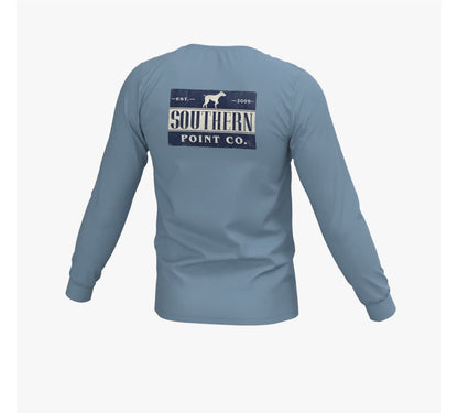Long Sleeve Pocket Tee - Mountain Spring