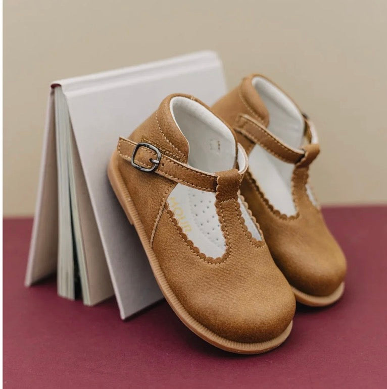 Louise Scalloped T-Strap Mary Jane