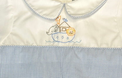 Blue Noah’s Ark Romper