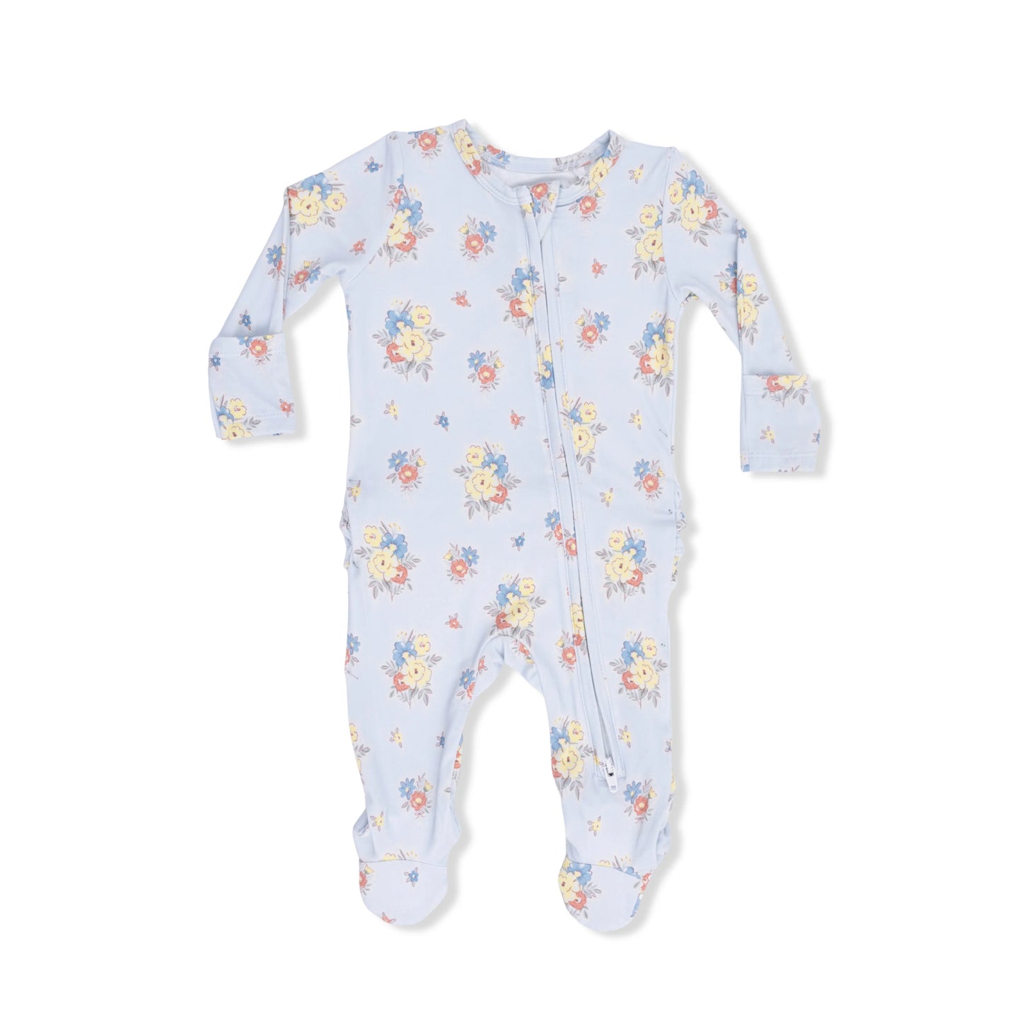 Country Stitch Floral Footie