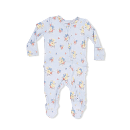 Country Stitch Floral Footie