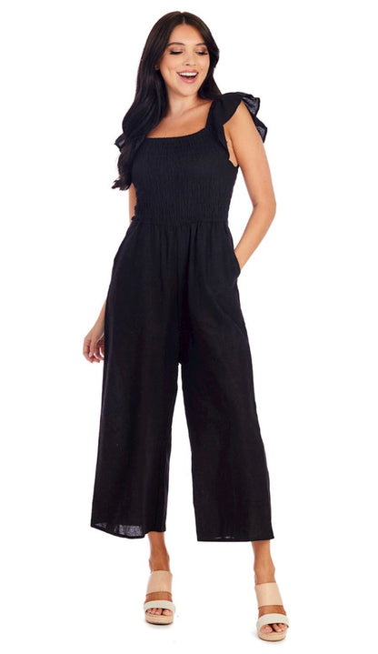 Cara Smocked Jumpsuit