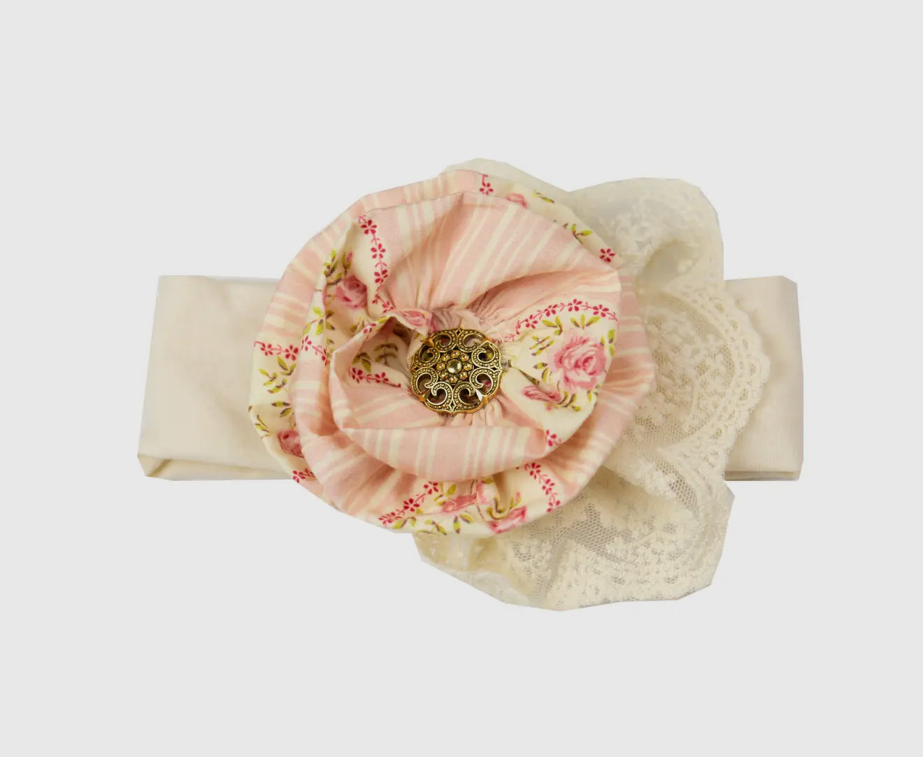 Haute Baby Grandma’s Favorite Gown With Matching Headband