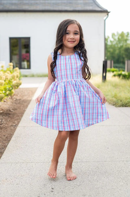 Criss Cross Back Girls Dress