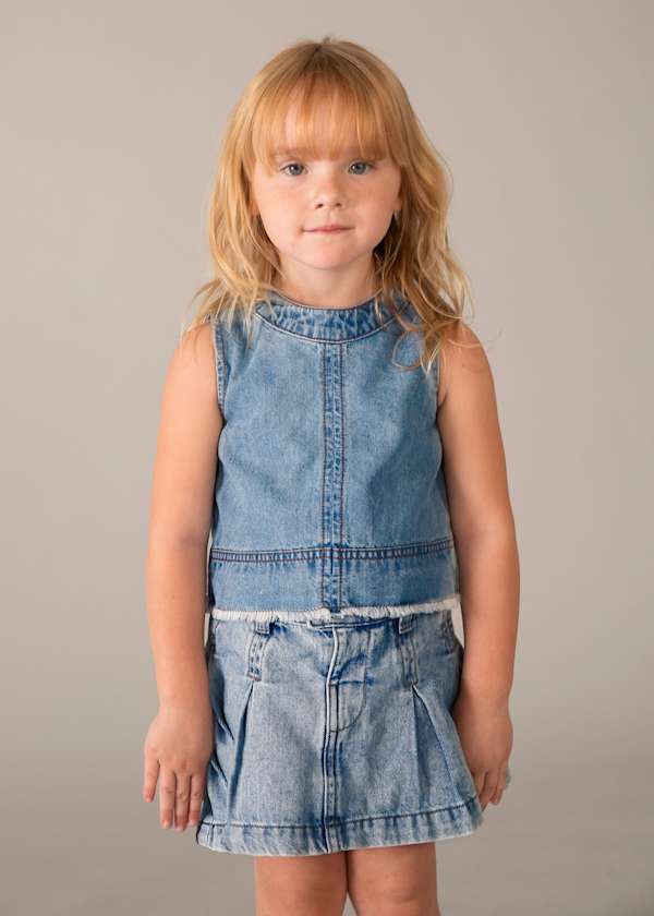 Girls Denim Top