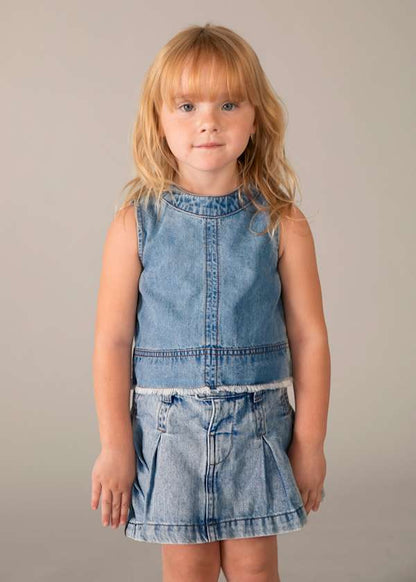 Girls Denim Top