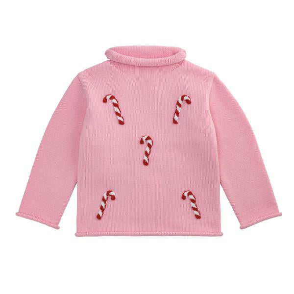 Candy Cane Roll Neck Sweater