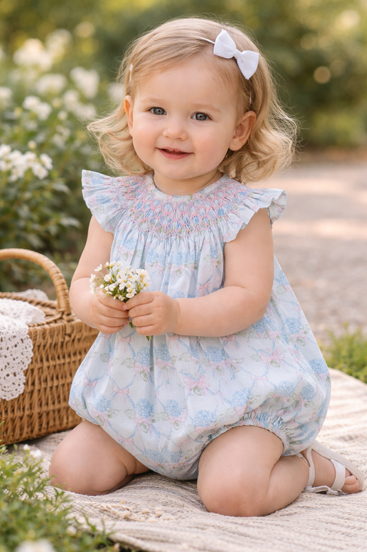 Endless Summer Floral Smock Bubble