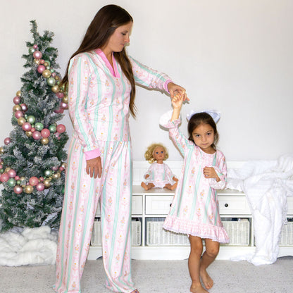 Wide Leg Lounge Set- Nutcracker Holiday Set Mommy and Me
