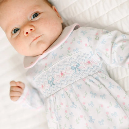 Evelyn’s Classics Smocked Footie