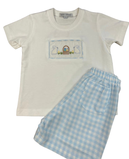 Easter Gingham Short Set