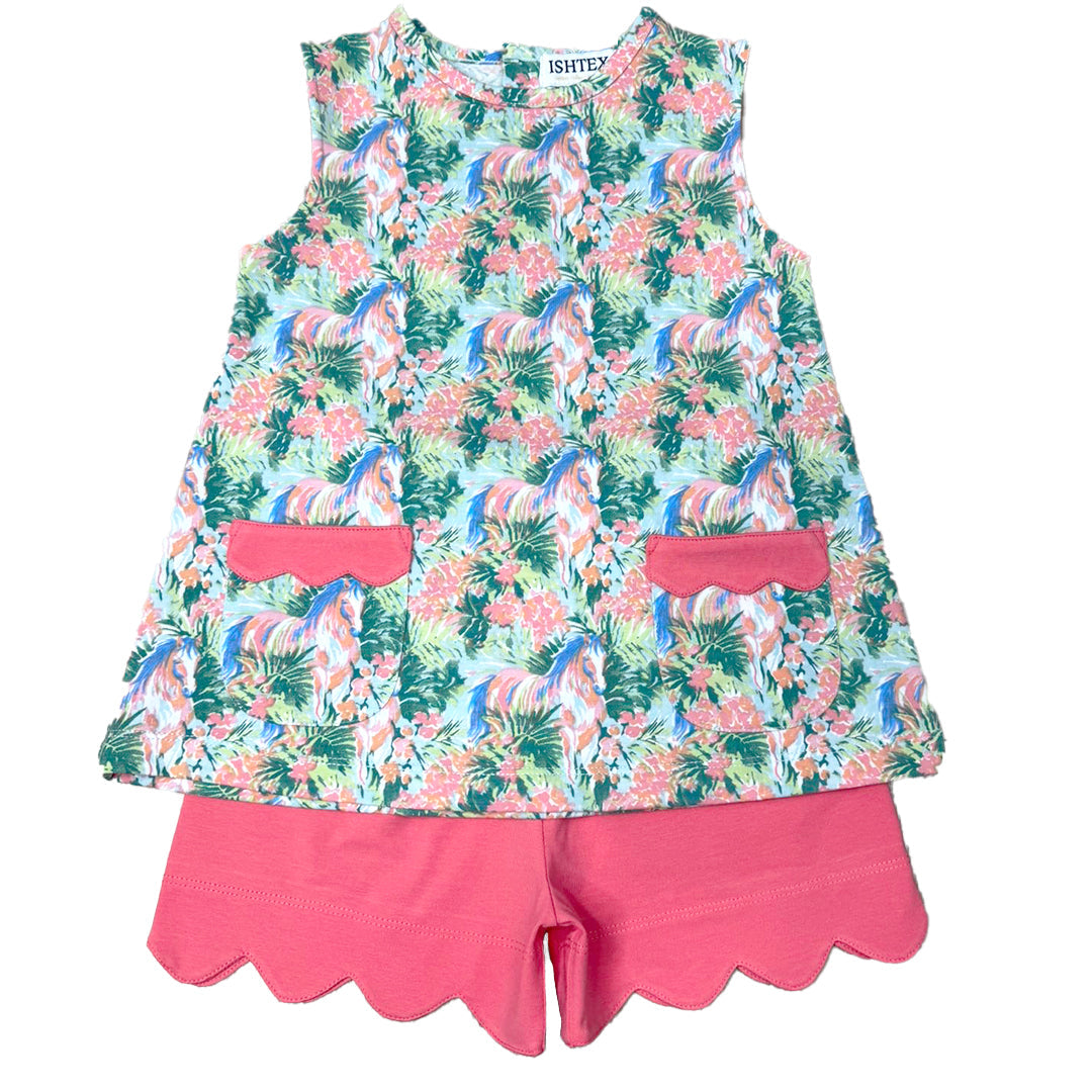 Horse Girl’s Short Set