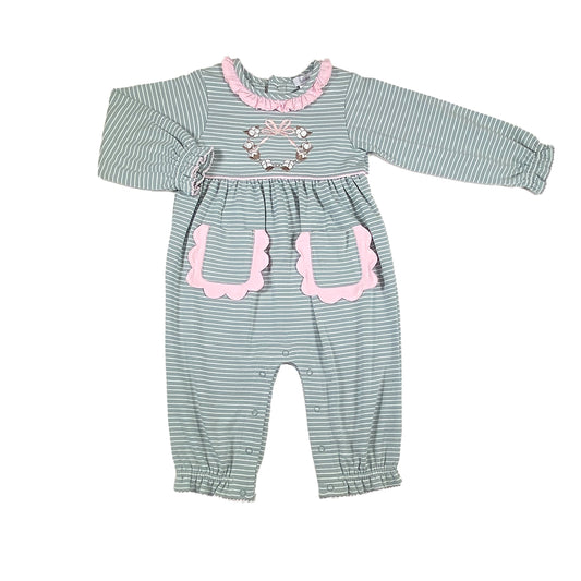 Cotton Wreath Romper