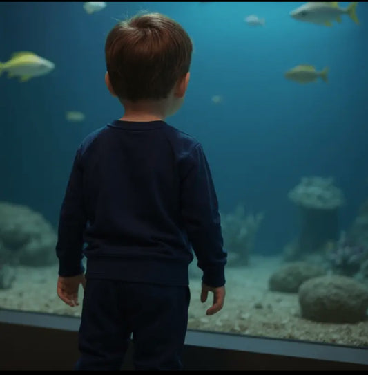 Sweet Bamboo Navy Jogger Set