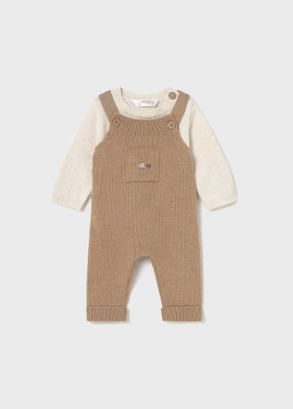 Baby 2pc Knit Overall Set
