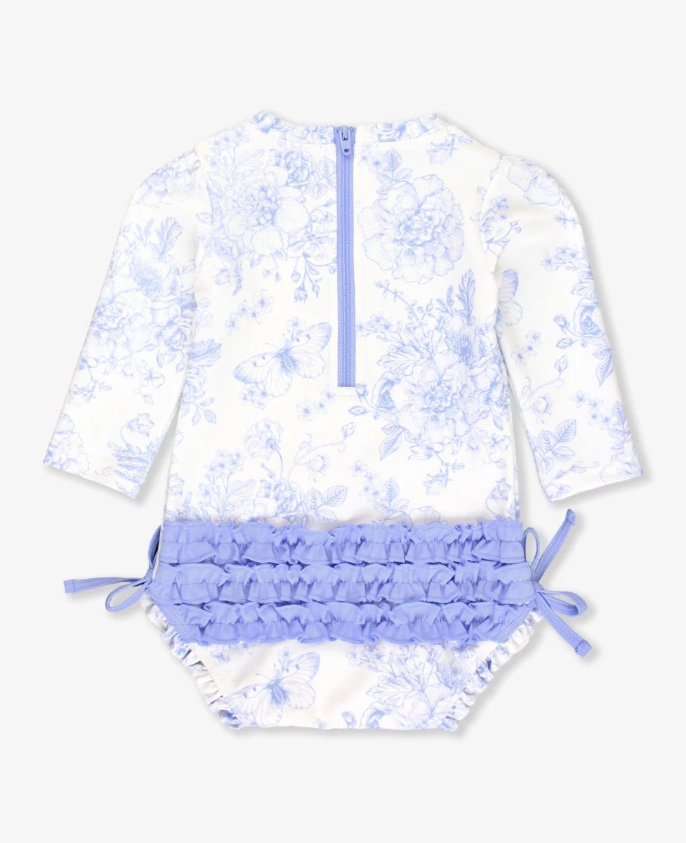 Periwinkle Rash Guard One Piece