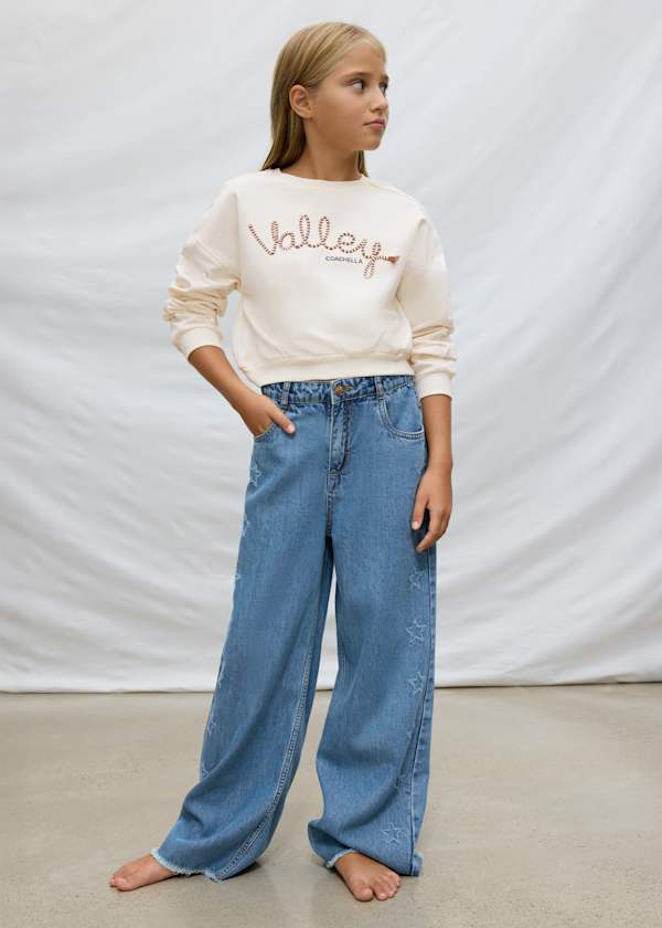 Girls Loose Fit Jeans