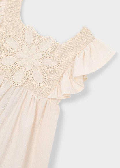 Knit Crochet Romper