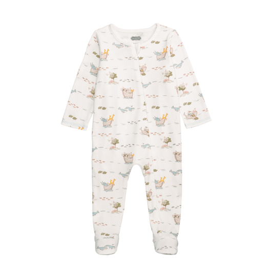Noah’s Ark Zipper Footie