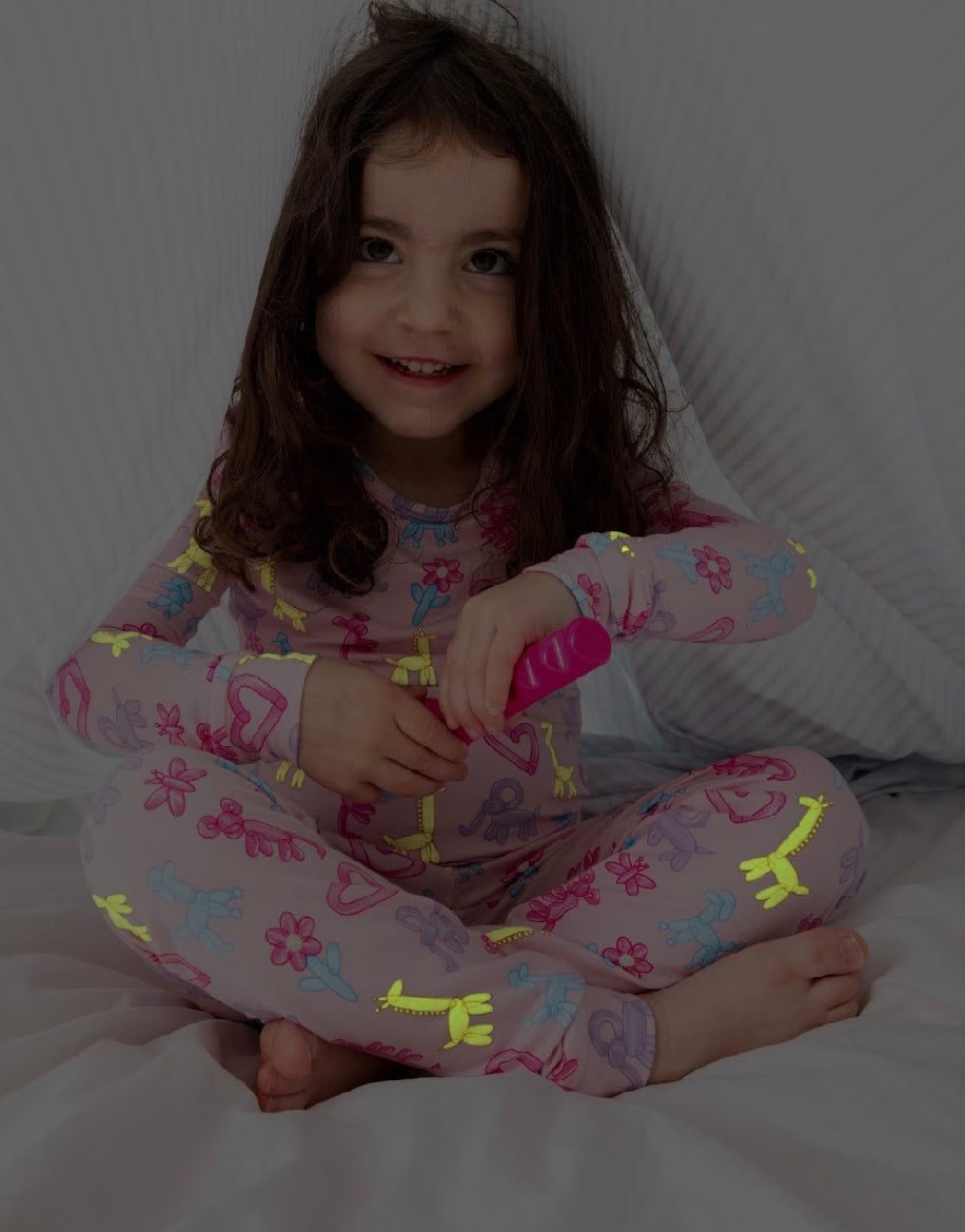 Pink Party Animals Glow Pajamas