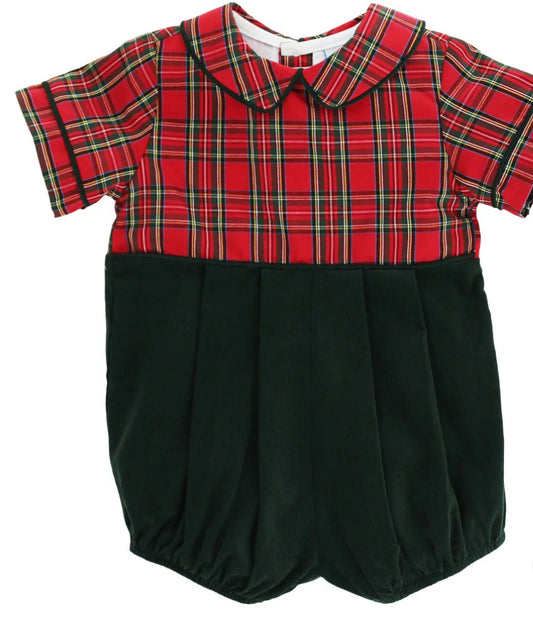 Bailey Boys Tartan Plaid Dressy Bubble