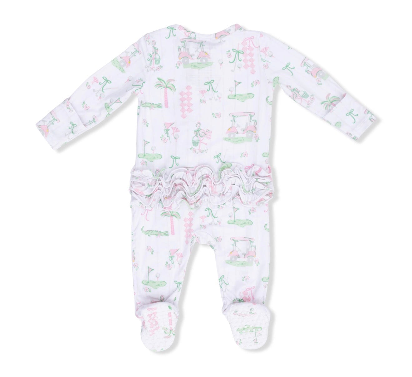 Pretty Golf 2 Way Ruffle Back Footie
