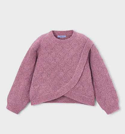 Printed Mauve Sweater