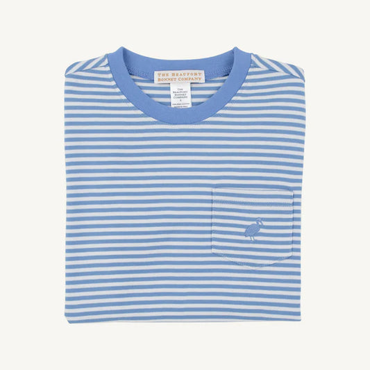 Carter Crewneck Sunrise Blvd Blue Stripe
