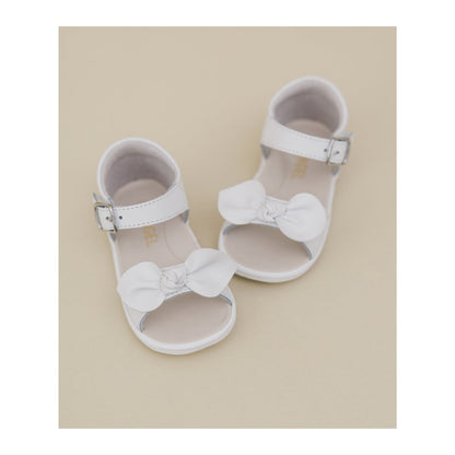 Jolie White Bow Sandal