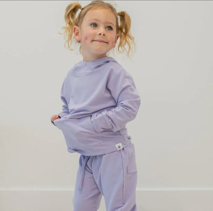 Orchid Petal Hooded Jogger Set