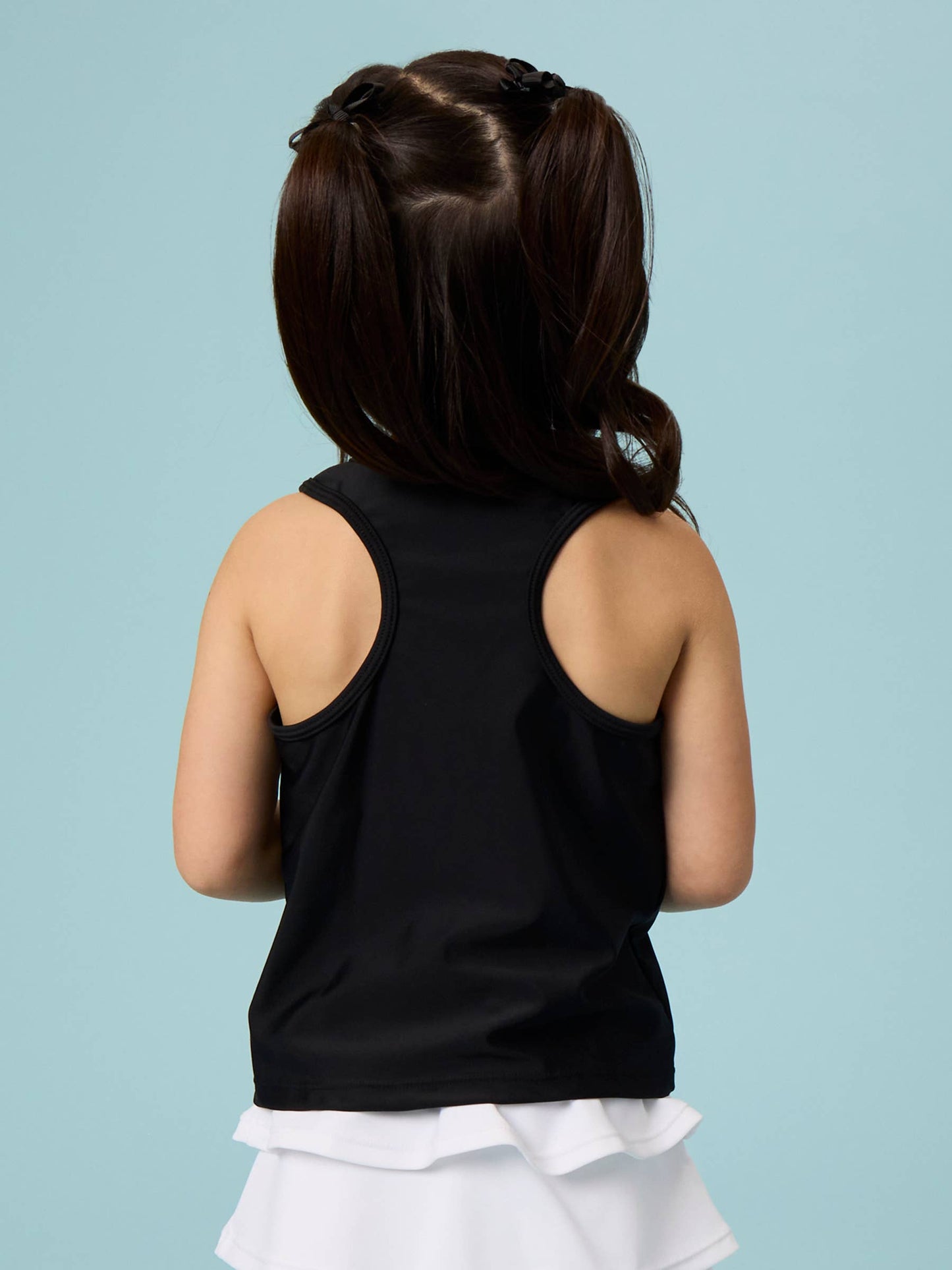 Girls Black Active Tank Top