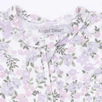 Purple Shannon Floral Footie