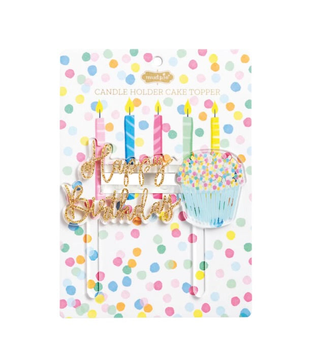 Candle Holder Cake Topper